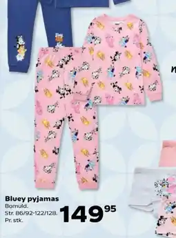 Kvickly Bluey pyjamas tilbud