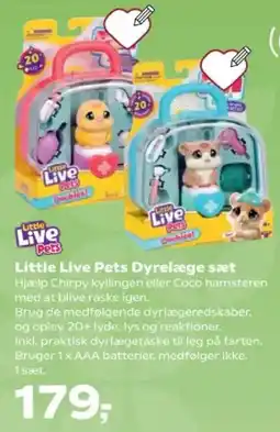 Kvickly Little Live Pets Dyrelæge sæt tilbud
