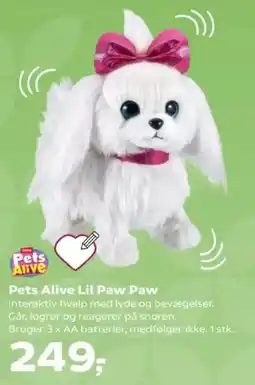 Kvickly Pets Alive Lil Paw Paw tilbud