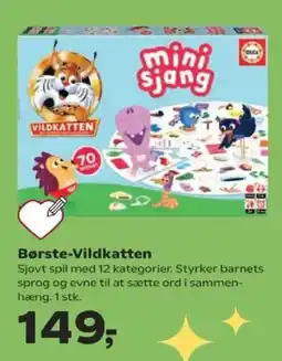 Kvickly Mini Sjang Børste-Vildkatten tilbud