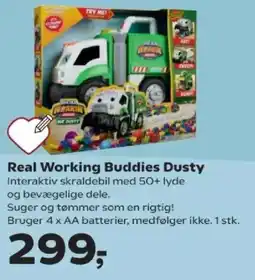 Kvickly Real Working Buddies Dusty tilbud