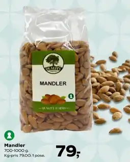 Kvickly Quality Farms Mandler tilbud