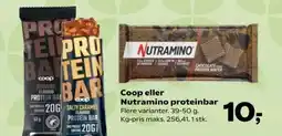 Kvickly Coop eller Nutramino proteinbar tilbud