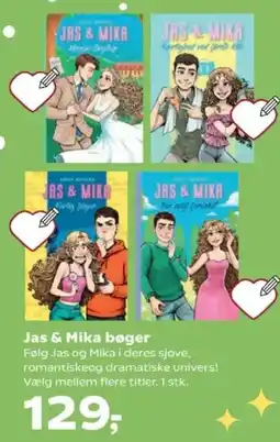 Kvickly Jas & Mika bøger tilbud