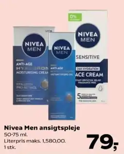 Kvickly Nivea Men ansigtspleje tilbud