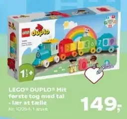 Kvickly Lego Duplo Mit første tog med tal tilbud