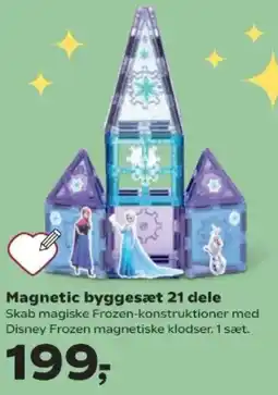Kvickly Disney Frozen magnetic byggesæt tilbud