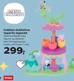 Kvickly Gabby's Dollhouse teparty legesæt tilbud