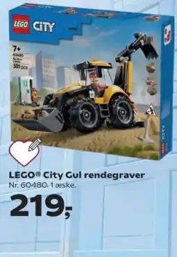 Kvickly Lego City Gul rendegraver tilbud
