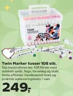Kvickly Twin Marker tusser tilbud