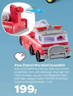 Kvickly Paw Patrol Marshall brandbil tilbud