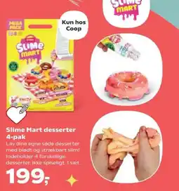 Kvickly Slime Mart desserter 4-pak tilbud