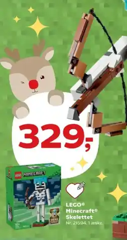 Kvickly LEGO Minecraft Skelettet tilbud
