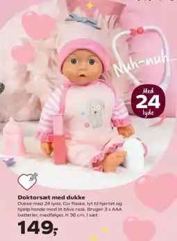 Kvickly Doktorsæt med dukke tilbud