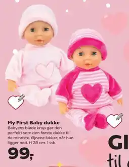 Kvickly My First Baby dukke tilbud