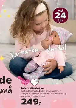 Kvickly Interaktiv dukke tilbud
