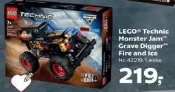 Kvickly lego technic monster jam grave digger fire and ice tilbud