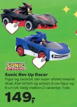 Kvickly Sonic Sonic Rev Up Racer tilbud