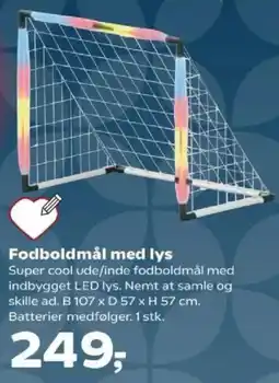 Kvickly Fodboldmål med lys tilbud