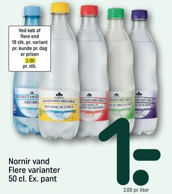 REMA 1000 Nornir vand tilbud