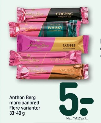 REMA 1000 Anthon Berg marcipanbrød tilbud