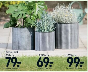 REMA 1000 Potte i zink tilbud
