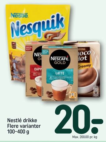 REMA 1000 Nestlé drikke tilbud