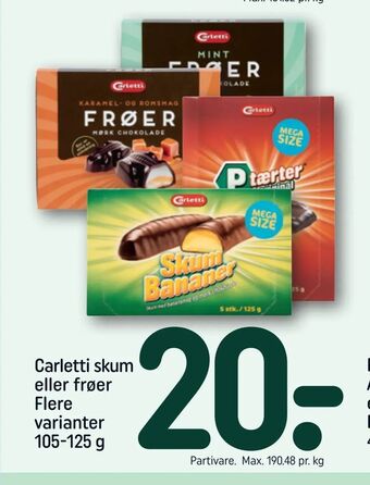 REMA 1000 Carletti skum eller frøer tilbud