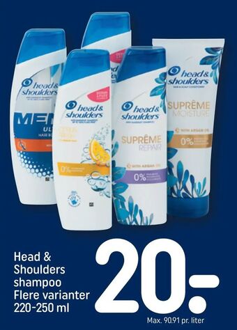 Head & Shoulders shampoo