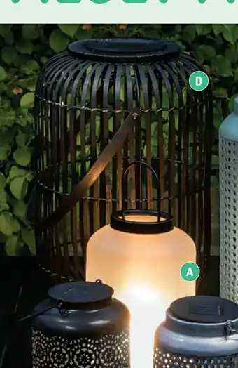 REMA 1000 Solar lanterne i pil Ø31xH47 cm tilbud