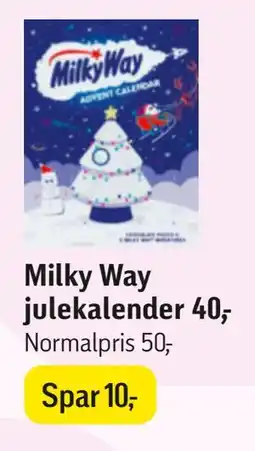 Føtex Milky Way julekalender tilbud