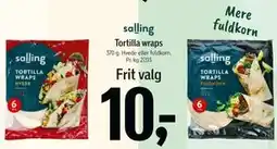 Føtex Tortilla wraps tilbud