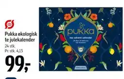Føtex Pukka økologisk te julekalender tilbud