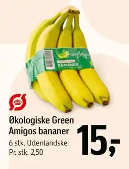 Føtex Økologiske Green Amigos bananer tilbud