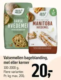 Føtex Valsemøllen bageblanding, mel eller kerner tilbud