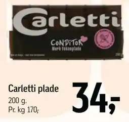 Føtex Carletti plade tilbud