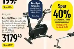 Føtex S62 fitness cykel tilbud
