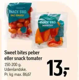Føtex Sweet bites peber eller snack tomater tilbud