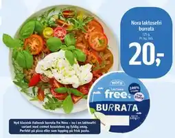 Føtex Nora laktosefri burrata tilbud