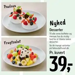 Føtex Desserter tilbud