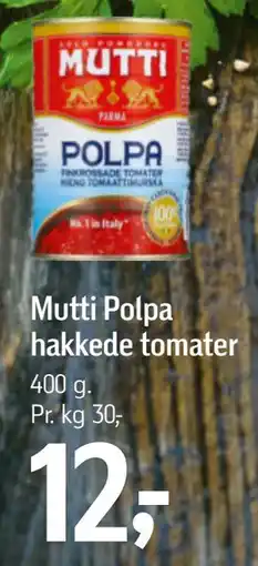 Føtex Mutti Polpa hakkede tomater tilbud
