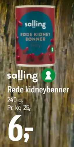 Føtex salling Røde kidneybønner tilbud