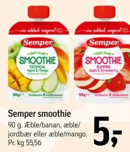 Føtex Semper smoothie tilbud