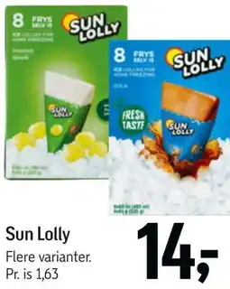 Føtex Sun Lolly tilbud