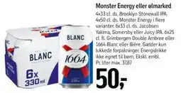 Føtex Monster Energy eller ølmarked tilbud