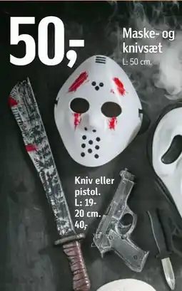 Føtex Maske- og knivsæt tilbud