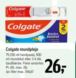 Føtex Colgate mundpleje tilbud