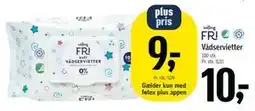 Føtex salling FRI Vådservietter tilbud