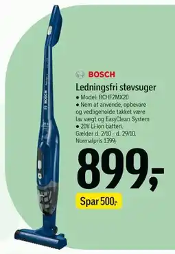 Føtex BOSCH Ledningsfri støvsuger tilbud