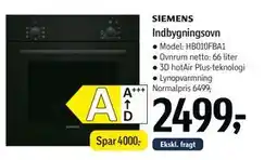 Føtex SIEMENS Indbygningsovn tilbud